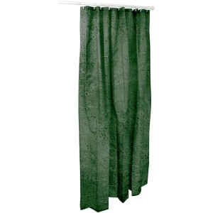 Euroshowers Duschvorhang Wasserstruktur 180 x 200 cm mit 12 Ringen