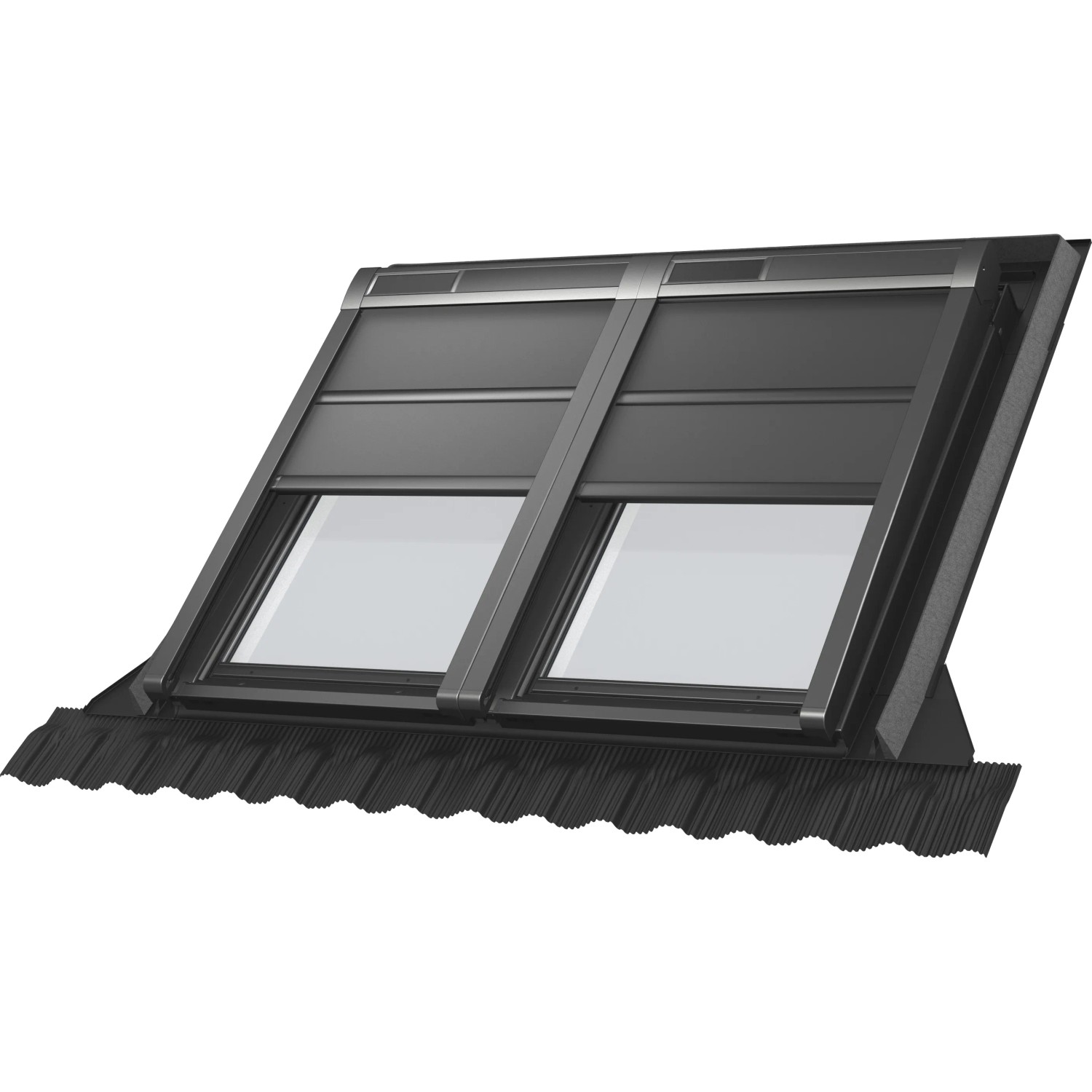 Velux Hitzeschutzmarkise mit Verdunkelung Solar SSS CK02, 55x78 cm, für Dachfenster.