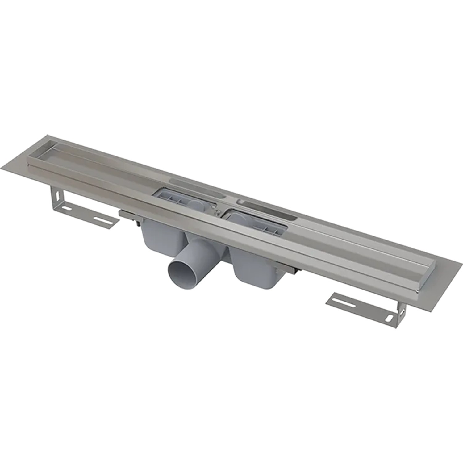 Alcadrain APZ1 Duschrinne mit Rand für perforierten Rost, 850 mm