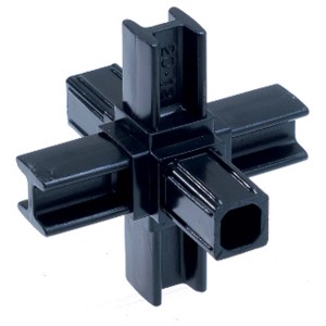 Aluminiumrohr schwarzrohr - Ø 42,0 mm x 3,0 mm, Schwarz, Klemp