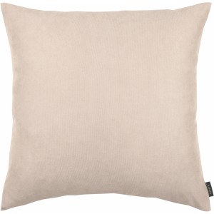 Quadratisches, silberfarbenes Velourskissen, 50x50 cm. Dekokissen für Wohnräume.