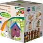Nistkasten-Bausatz Robin: DIY-Vogelhaus zum Bemalen, inkl. Farben und Pinsel. Ideal für Kinder ab 3 Jahren.