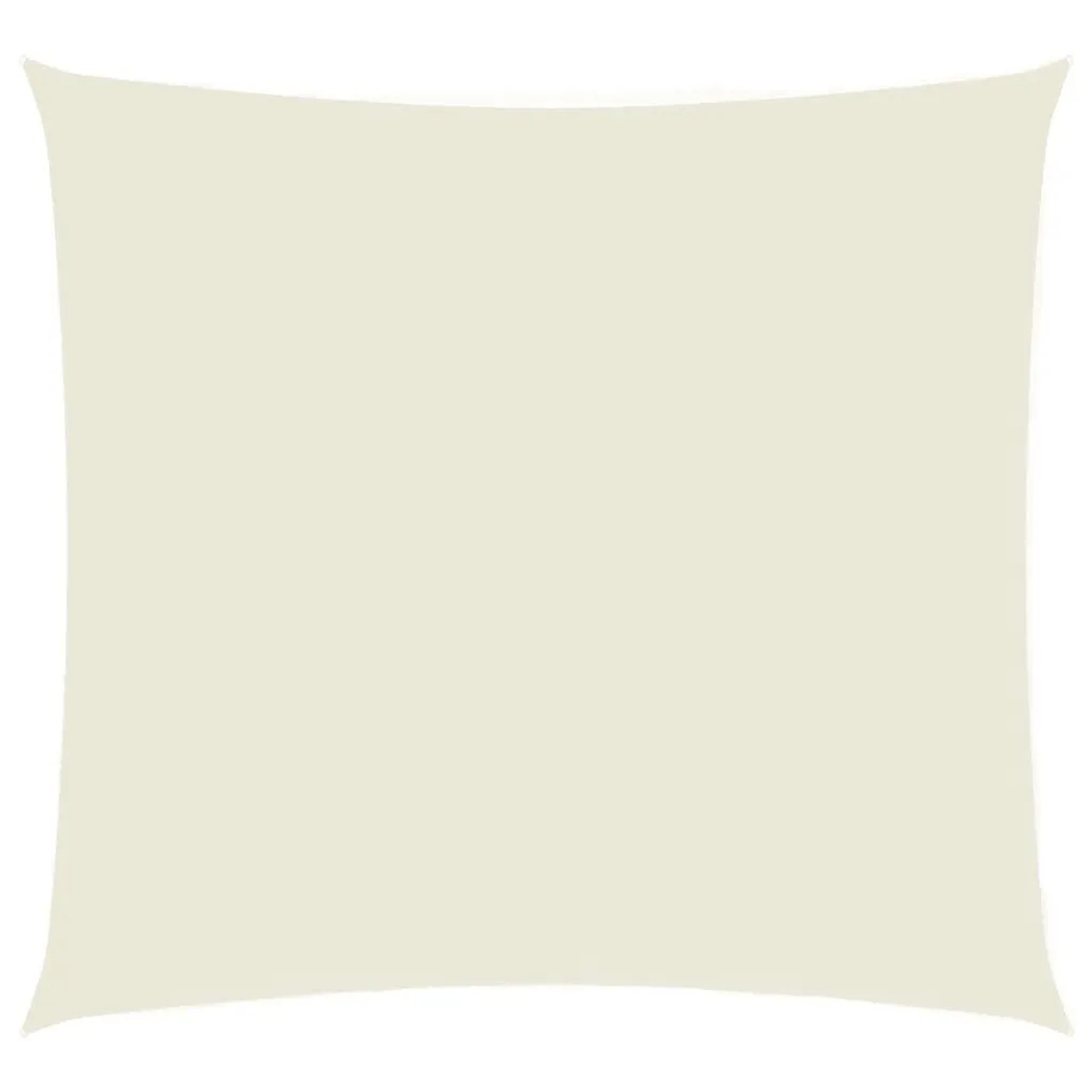 vidaXL Sonnensegel Oxford-Gewebe Quadratisch 5x5 m Creme 135196