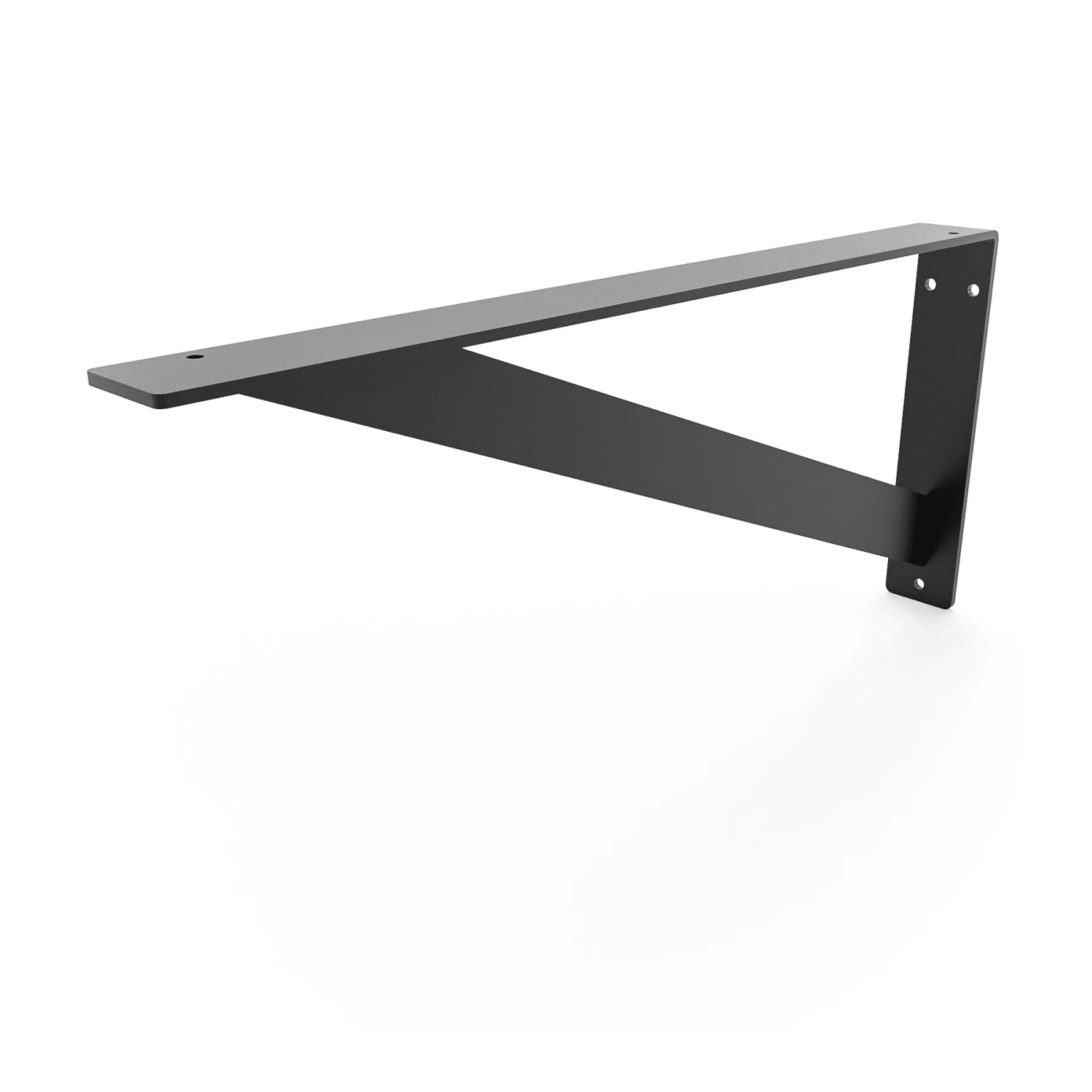 HEVVA Waschtischhalterung ELBE 45 cm Tief 1 Halter Schwarz