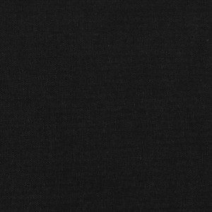 Detailaufnahme: Schwarzes Stoffmuster des vidaXL Bettgestells, 120x200 cm.