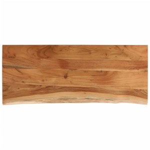 vidaXL Tischplatte 90x40x2,5 cm Rechteckig Massivholz Akazie Baumkante 370251
