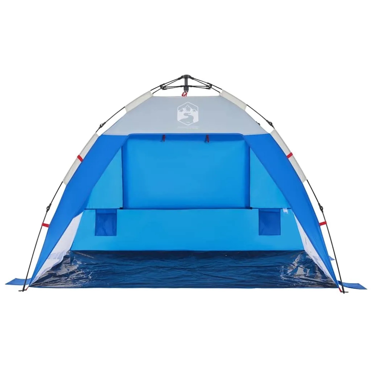 Furnicato Strandzelt Azurblau 216 X 152 X 148 Cm Quick Release System_5