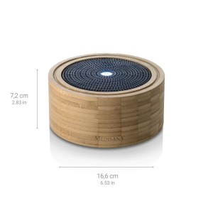 medisana AD 625 Aroma Diffuser aus Bambus Raumerfrischer mit LED Farbwechsel