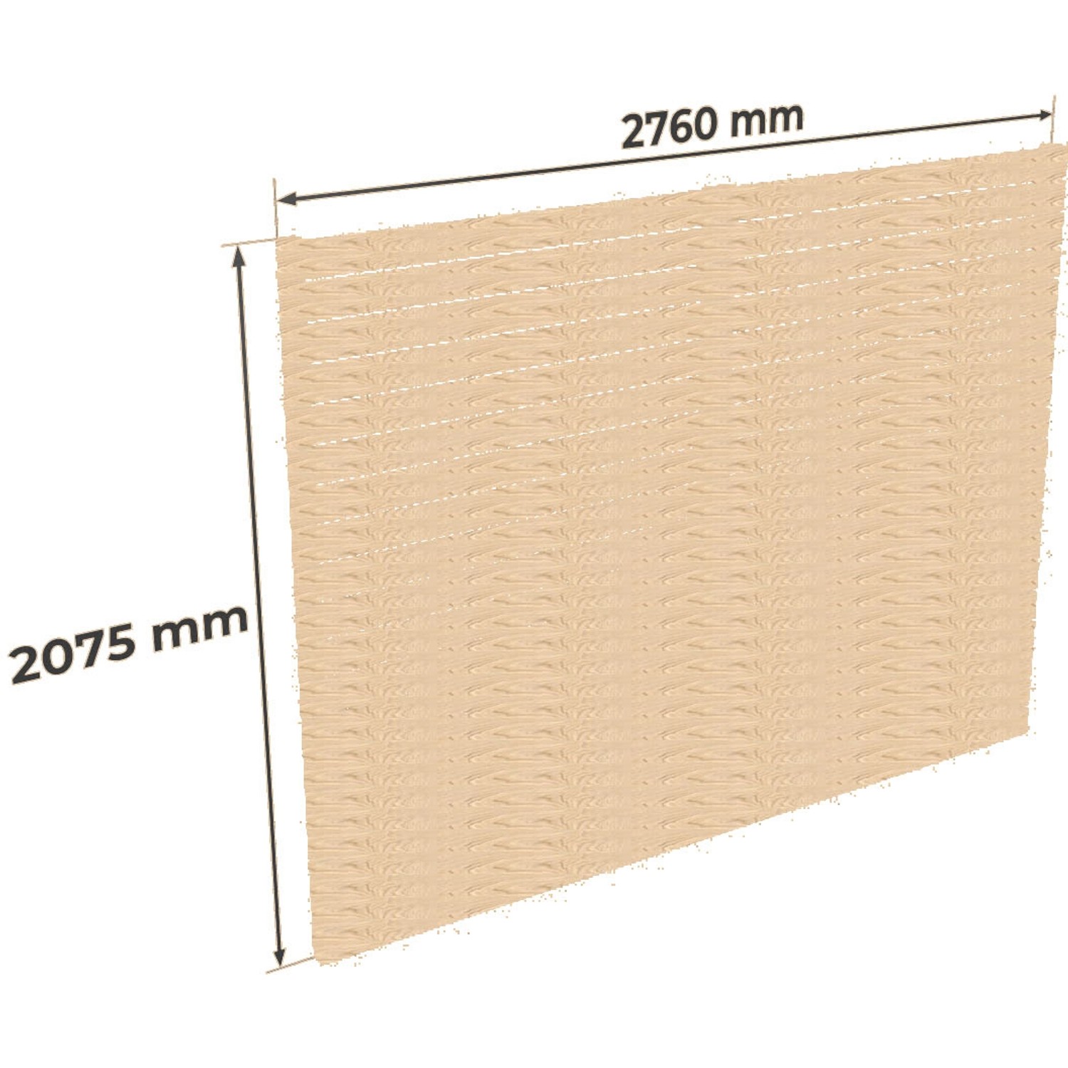 Holzbrüder Carport-Rückwand Ralf Fichte 207,5 cm x 276 cm Imprägniert günstig online kaufen