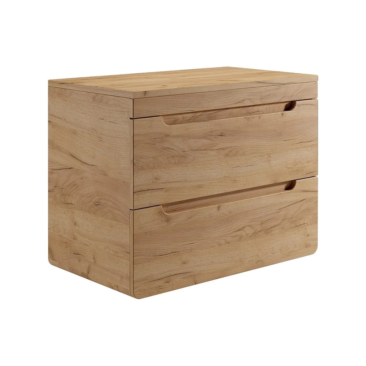 Vente-unique Waschbeckenunterschrank Aruba Naturfarben Hell 80 cm