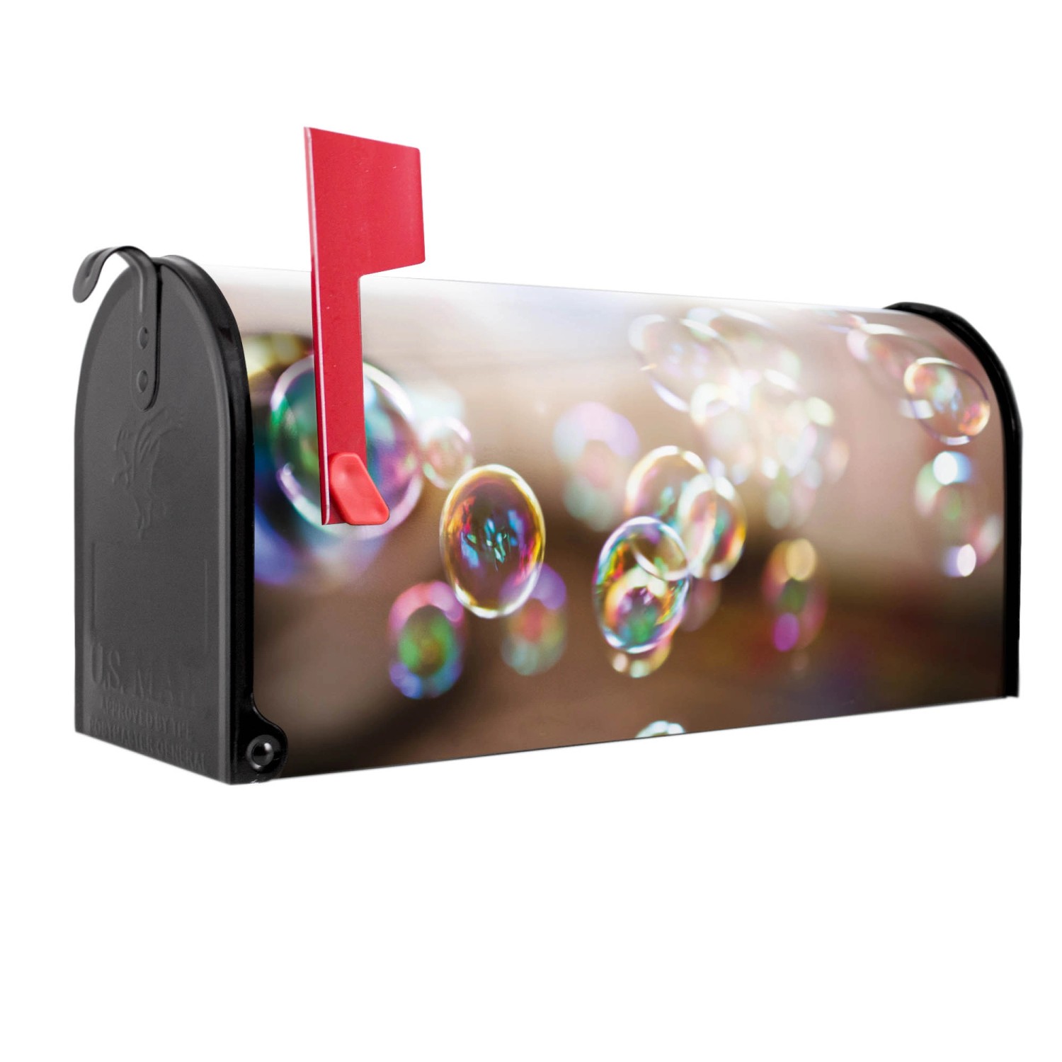 Banjado Amerikanischer Briefkasten Schwarz 48x22x16cm US Mailbox Letterbox günstig online kaufen