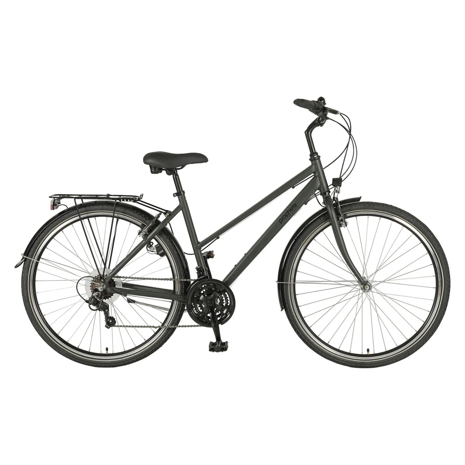 Prophete Trekking Damenrad Entdecker 100 Grau 28 Zoll