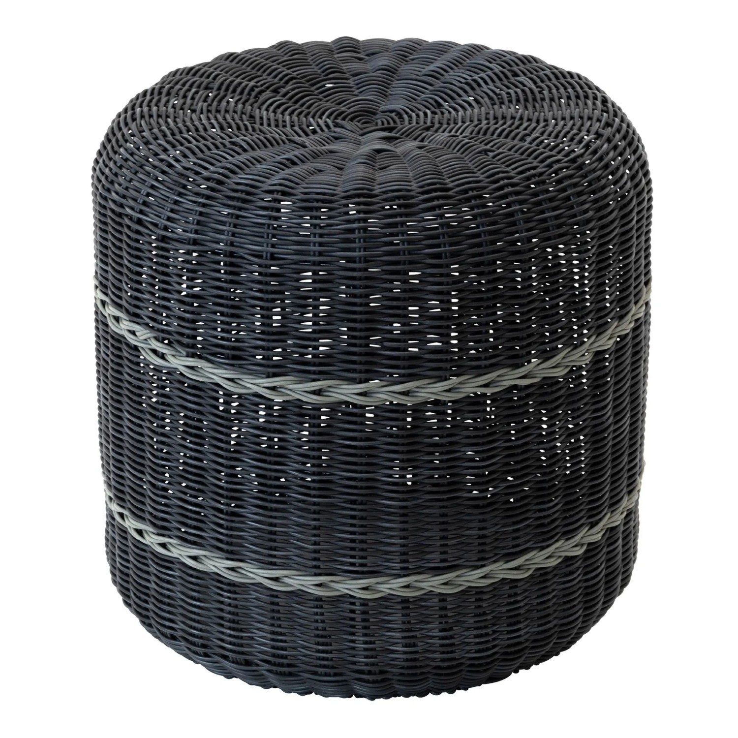 Lesli Hocker Saigon Wicker Ø 41 Cm X 40 Cm Schwarz