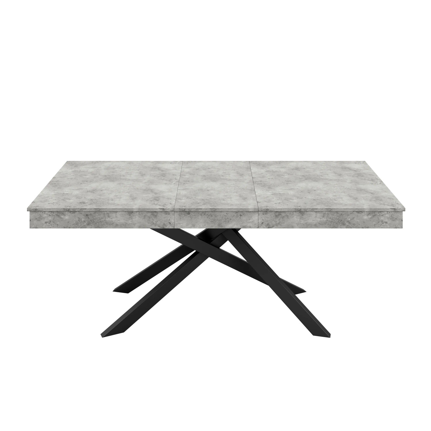okwish Esstisch Ausziehbarer Tisch für Esszimmer/Küche/Wohnzimmer für 6-8 Personen 140/180 × 80 cm Grau