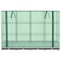 Furnicato Hochbeet mit Gewächshausaufsatz in Rattanoptik, 160x40x123 cm.