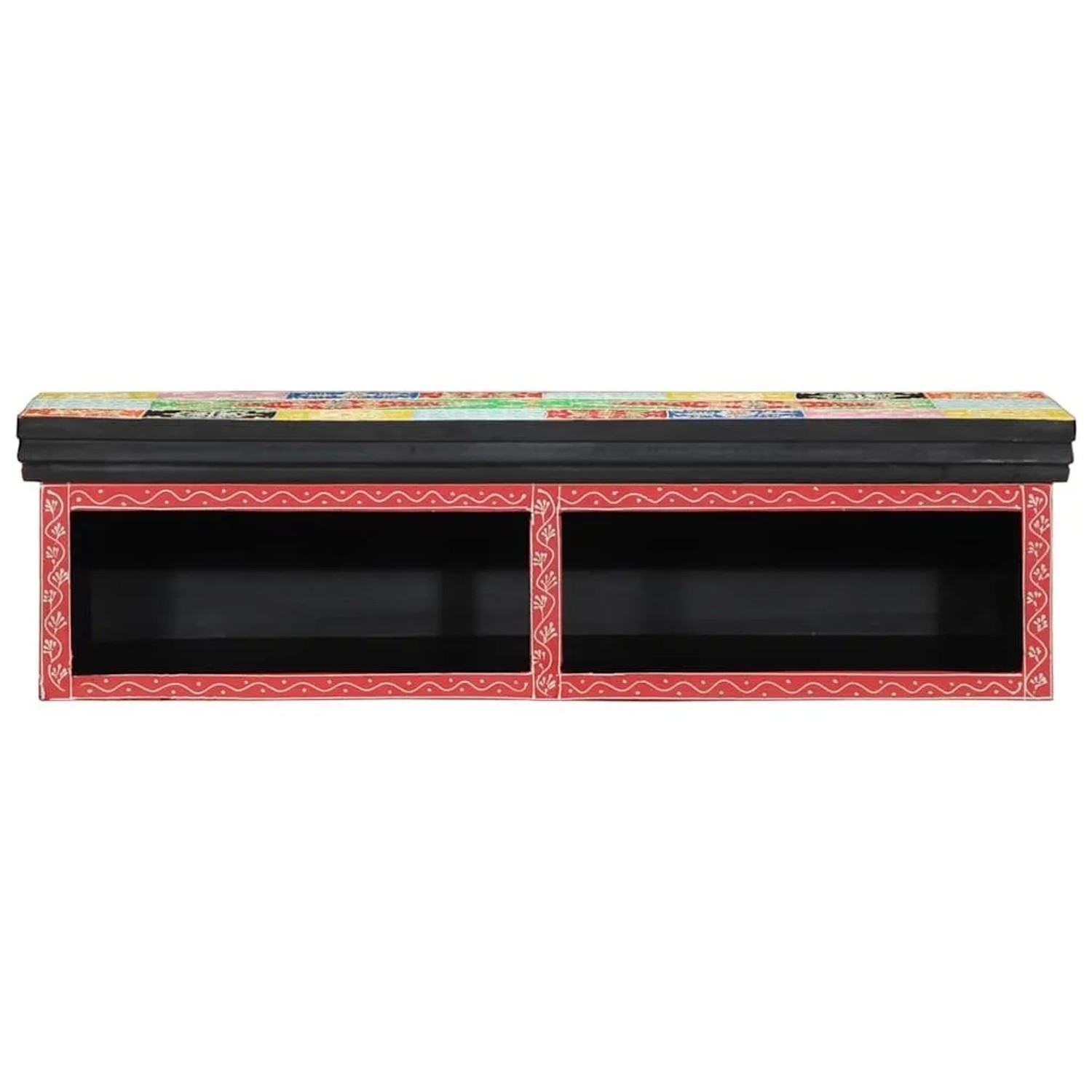 vidaXL TV-Schränk mit Regal Mehrfarbig 80 x 30 x 22 cm Holzwerkstoff 401757 günstig online kaufen