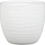 Scheurich Übertopf 866 Panna, Ø 25 cm, aus Keramik mit feiner Textur für den Innenbereich.