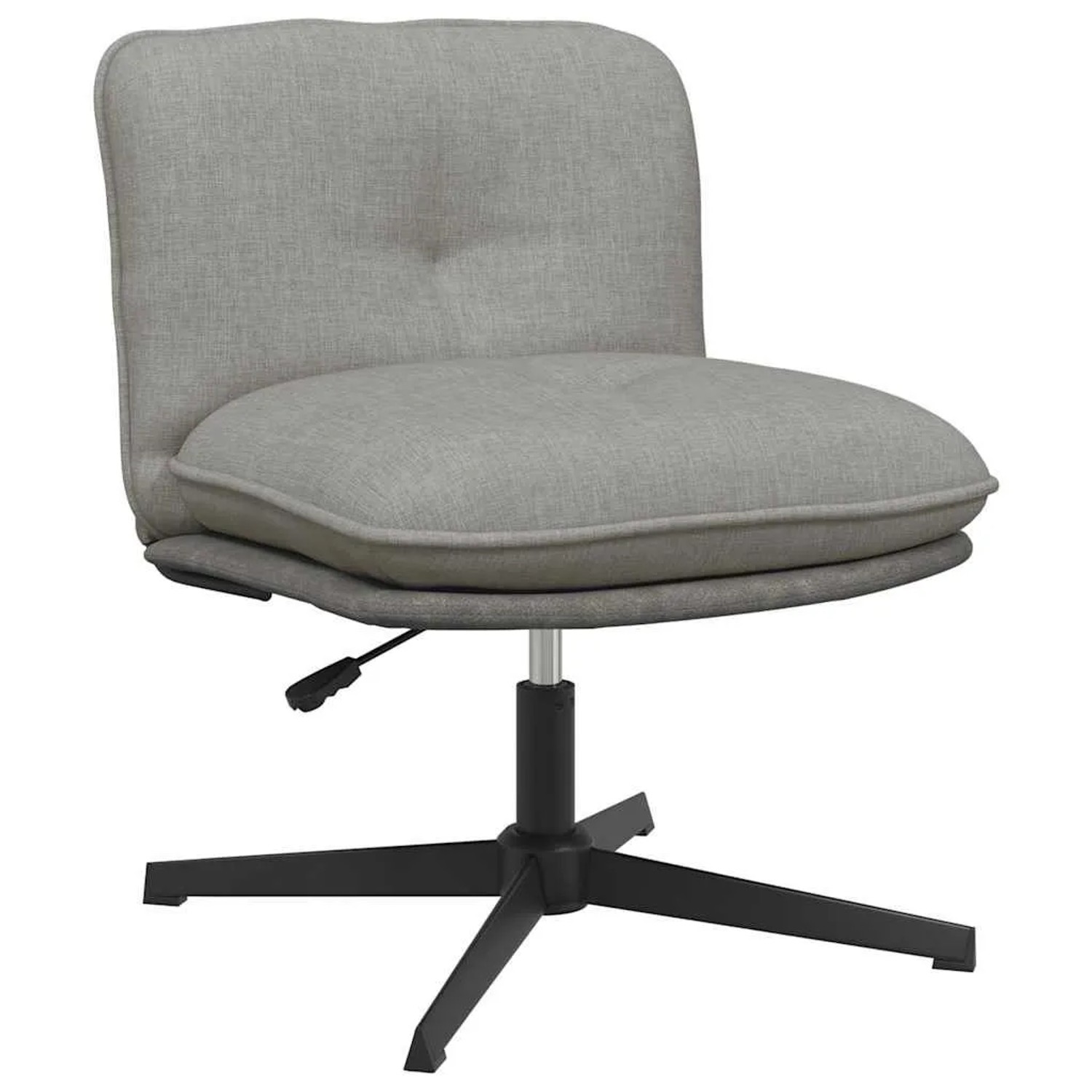 vidaXL Bürostuhl Drehbar Hellgrau Stoff 4105389 günstig online kaufen