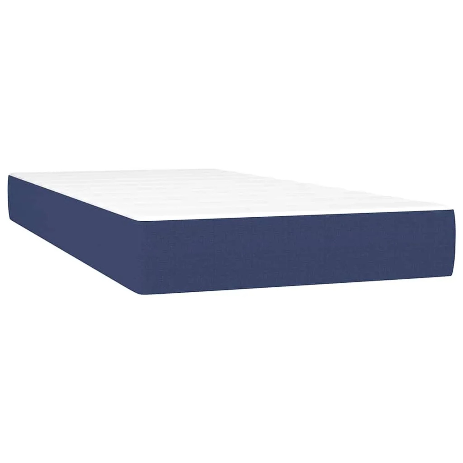 vidaXL Taschenfederkernmatratze für Kinder Mittel Blau 80x160 cm Stoff 4016541