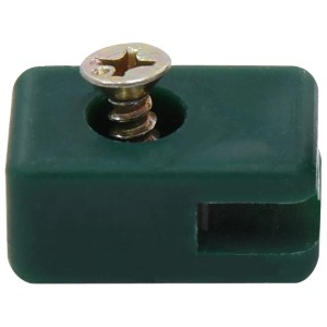 vidaXL Spanndrahthalter mit Schraube 100 Stk Grün 144507