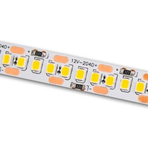 Weißer McShine LED-Stripe, 5m, mit kaltweißen SMD-LEDs und Schnittmarken. Ideal für Lampen & Leuchten.