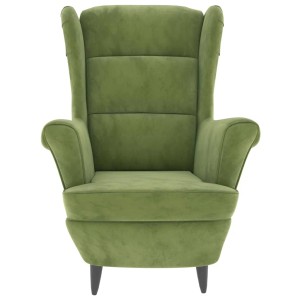 vidaXL Sessel Hellgrün Samt Modell 1
