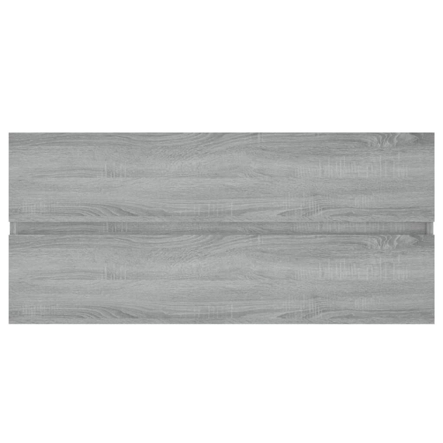 vidaXL Waschbeckenschrank, Grau Sonoma, 100x38,5x45 cm, Holzwerkstoff, mit Schublade.