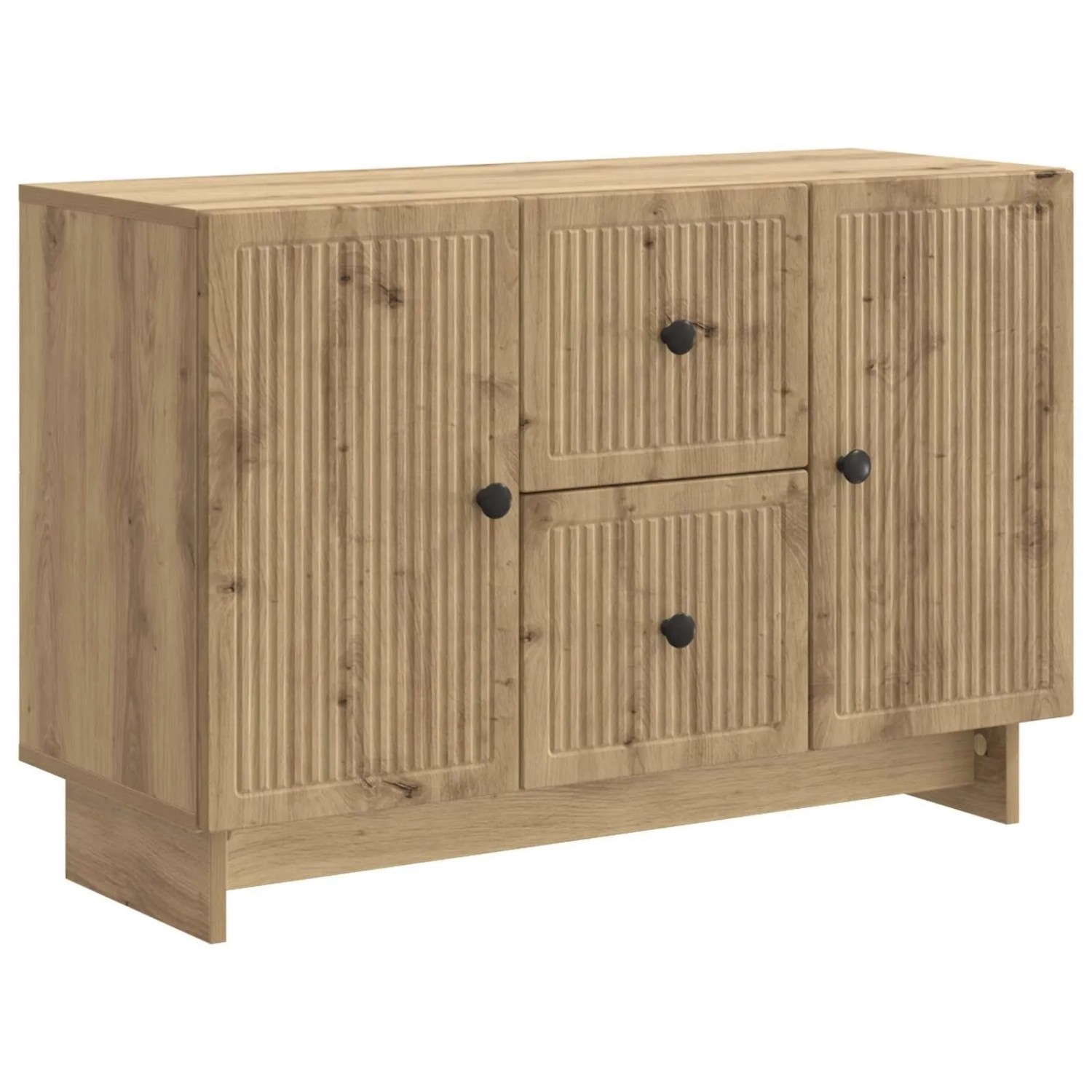 vidaXL Sideboard Artisan-Eiche 89 x 34,5 x 60 cm Holzwerkstoff 893974