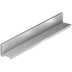 ACO Self Schlitzrahmen, 85 cm, Stahl verzinkt für Entwässerungsrinnen. Dezente Entwässerungslösung.