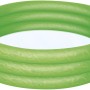 Bestway Planschbecken Classic, 122 cm, grün, mit drei Luftringen für Kinder ab 2 Jahren.
