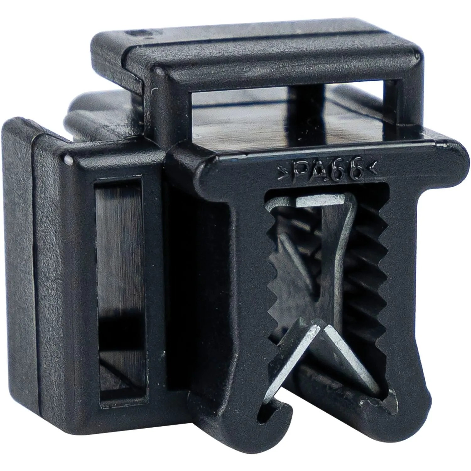 Wkk Kantenclip Schwarz Kc-15 für Kabelbinder 0,7-3,0 mm 100 Stück