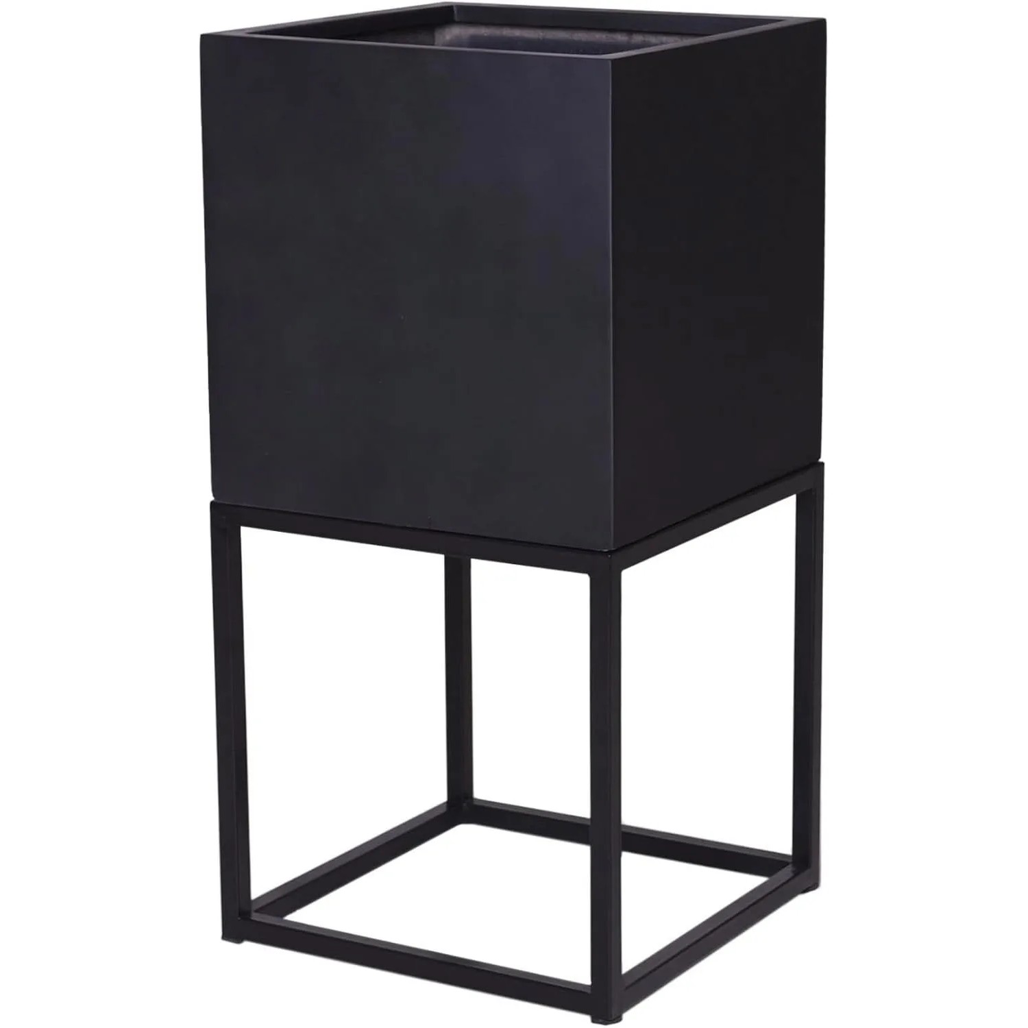 Vivanno Pflanzkübel Block Up 40 cm x 40 cm x 80 cm Anthrazit