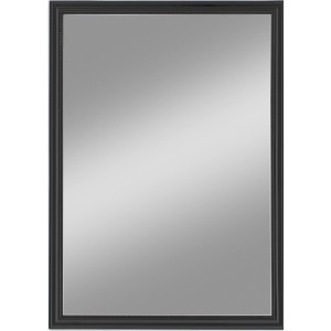 Rechteckiger Rahmenspiegel Colorado, 50x70 cm, mit schwarzem Rahmen. Klassischer Stil.
