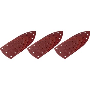 LUX Sparpack Schleifpapier für Multischleifer, 12-teilig, Körnung K40-K180.
