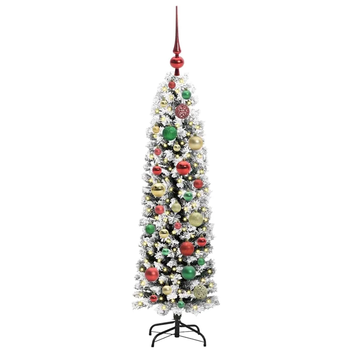 vidaXL Künstlicher Weihnachtsbaum mit 150 LEDs mit Ständer Grün 120 cm 3395004