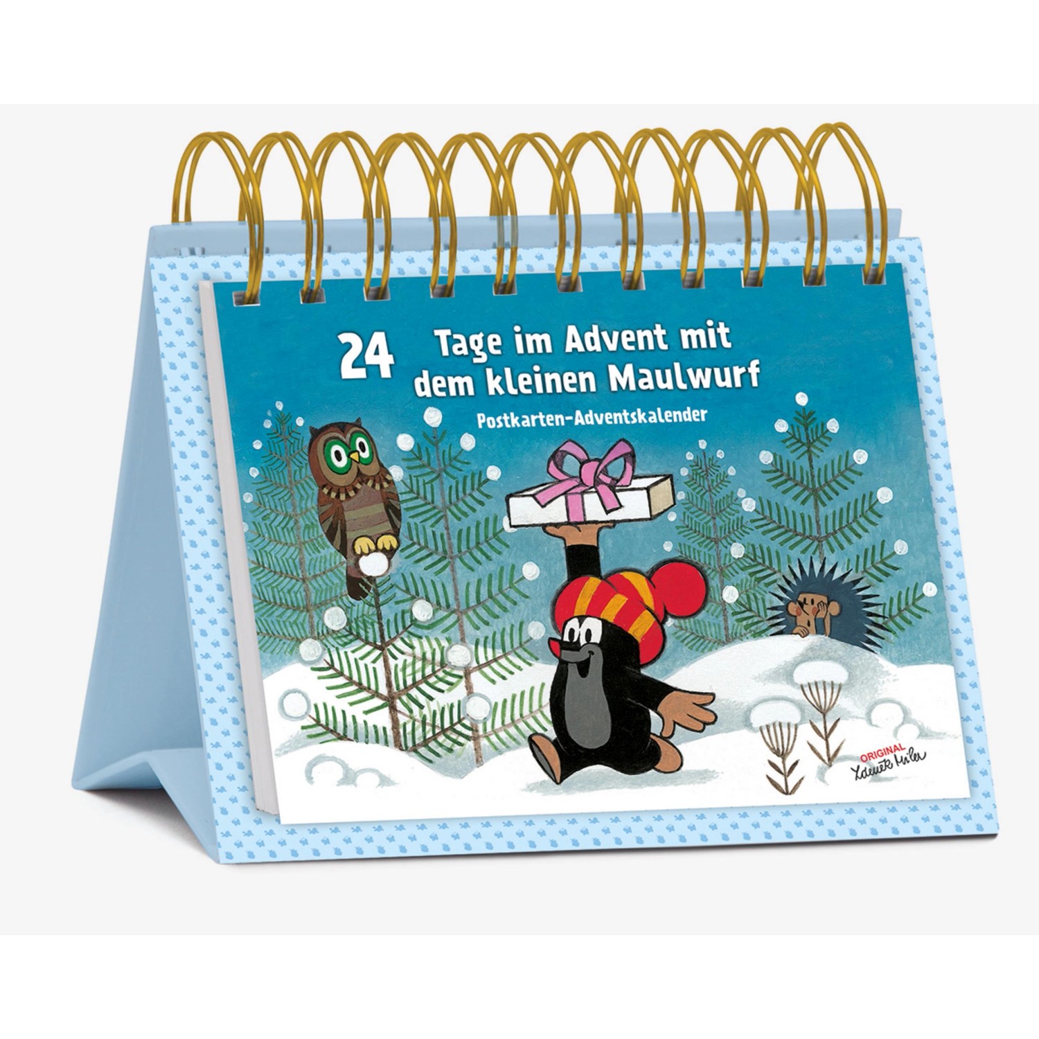 Postkarten-Adventskalender -24 Tage im Advent mit dem kleinen Maulwurf-