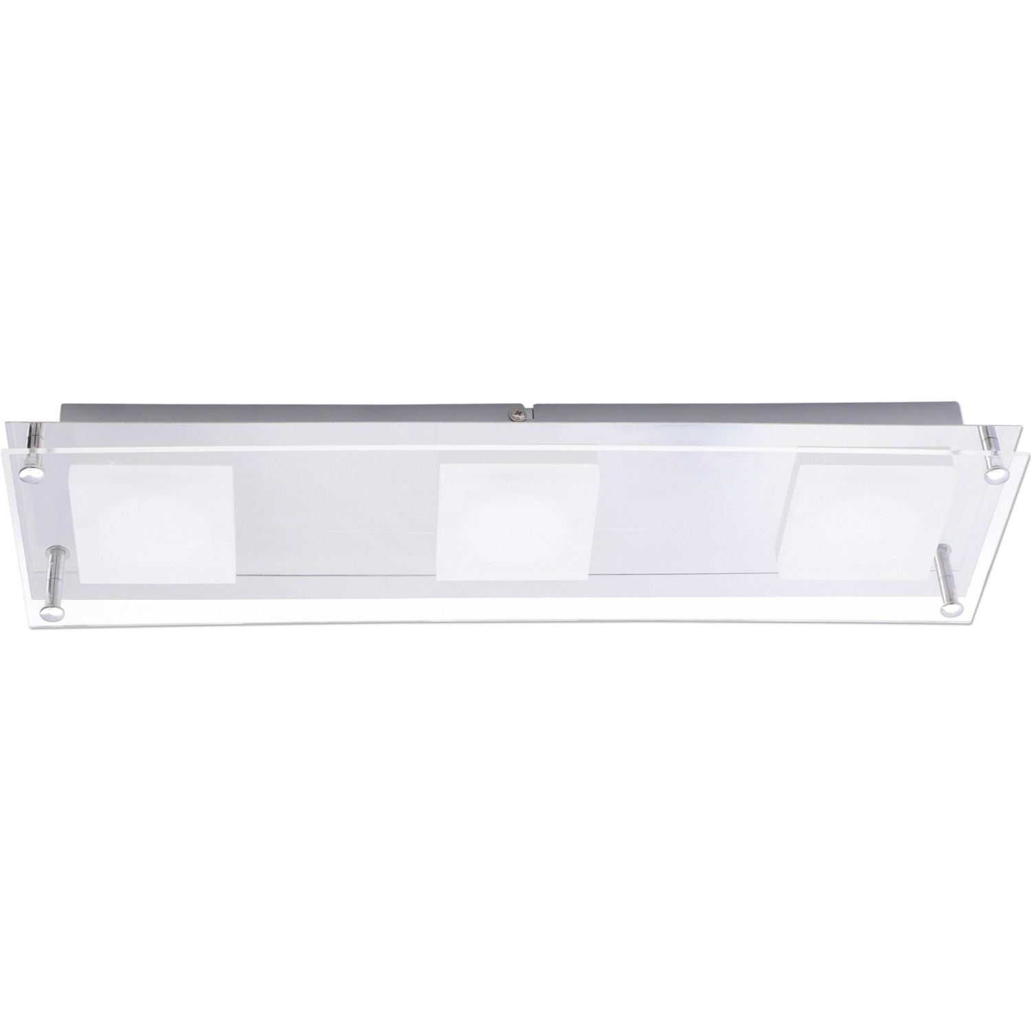 Näve Leuchten LED Wandleuchte NV1205342 Chrom Kunststoff B/H/T: ca. 24x5x24 günstig online kaufen