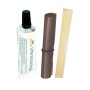 Heissner Unterwasser-Folienkleber-Set: Kleber-Tube und Folienstück zur Reparatur von Teichfolien.