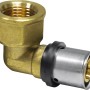 Messing Press-Übergangsstück 20 mm x Rp 3/4 Zoll für Heizung und Trinkwasser.