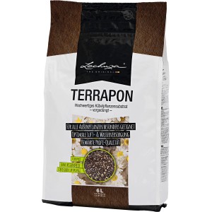 Lechuza Terrapon Pflanzsubstrat, 6 Liter, für Kübel- und Außenpflanzen. Torffrei und vorgedüngt.