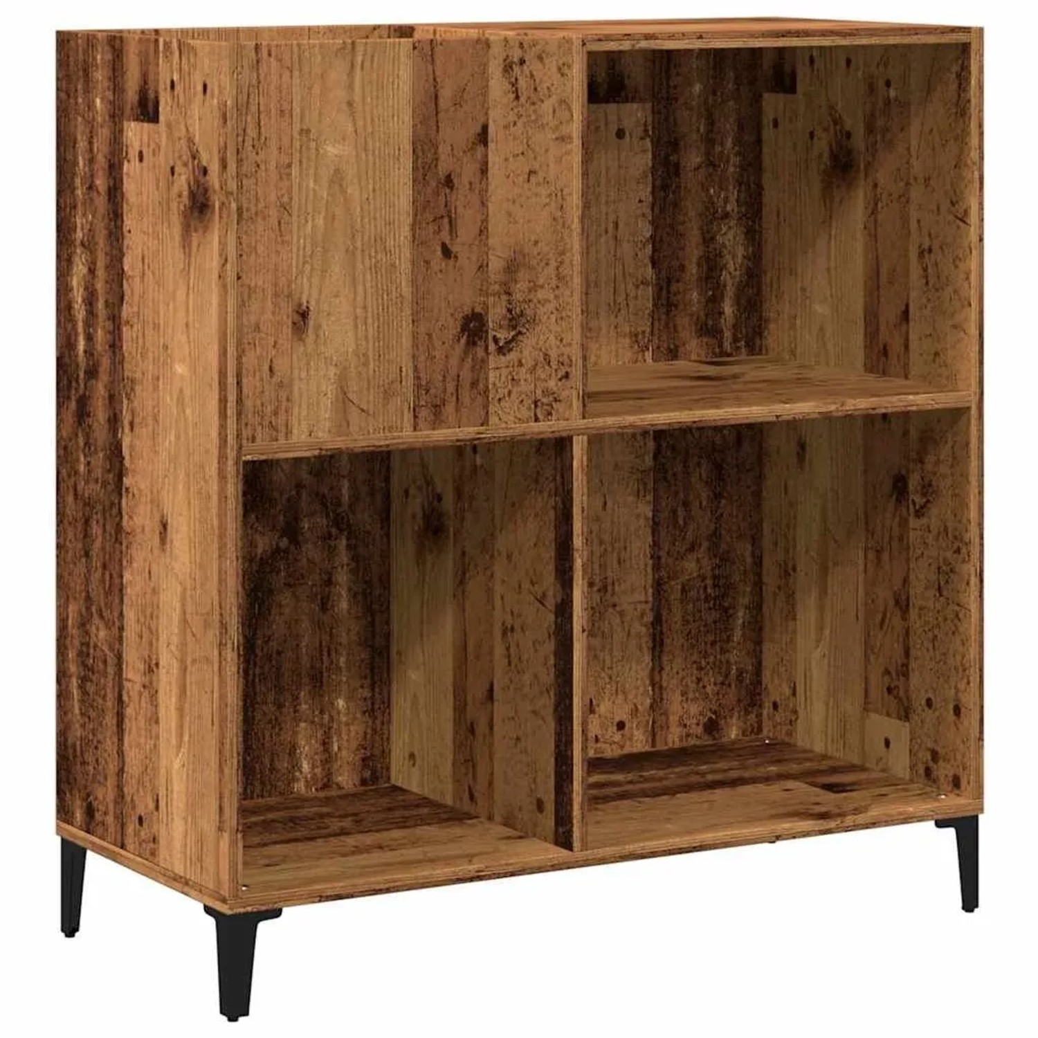 vidaXL Plattenschrank Altholz-Optik 84,5x38x89 cm Holzwerkstoff 857173