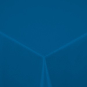 Venilia Tischschutz Party Blau, 100x250cm, wasserfeste Klebefolie für Partytische.