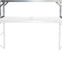 Vitavia Alu-Tischaufsatz mit Ablagefläche für Gewächshäuser, Alu Blank, 121x39 cm.