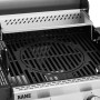 Detailansicht des Jamestown Gasgrills Kane mit modularem Grillrostsystem.
