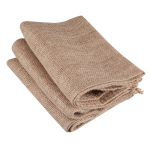 3er Set Windhager Jute-Säcke, 40x60cm, Natur, für Hochbeet-Zubehör, Topfschutz, Lagerung.