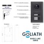 Goliath Basic Line Video Türsprechanlage mit Außenstation in Anthrazit und Unterputzdose.