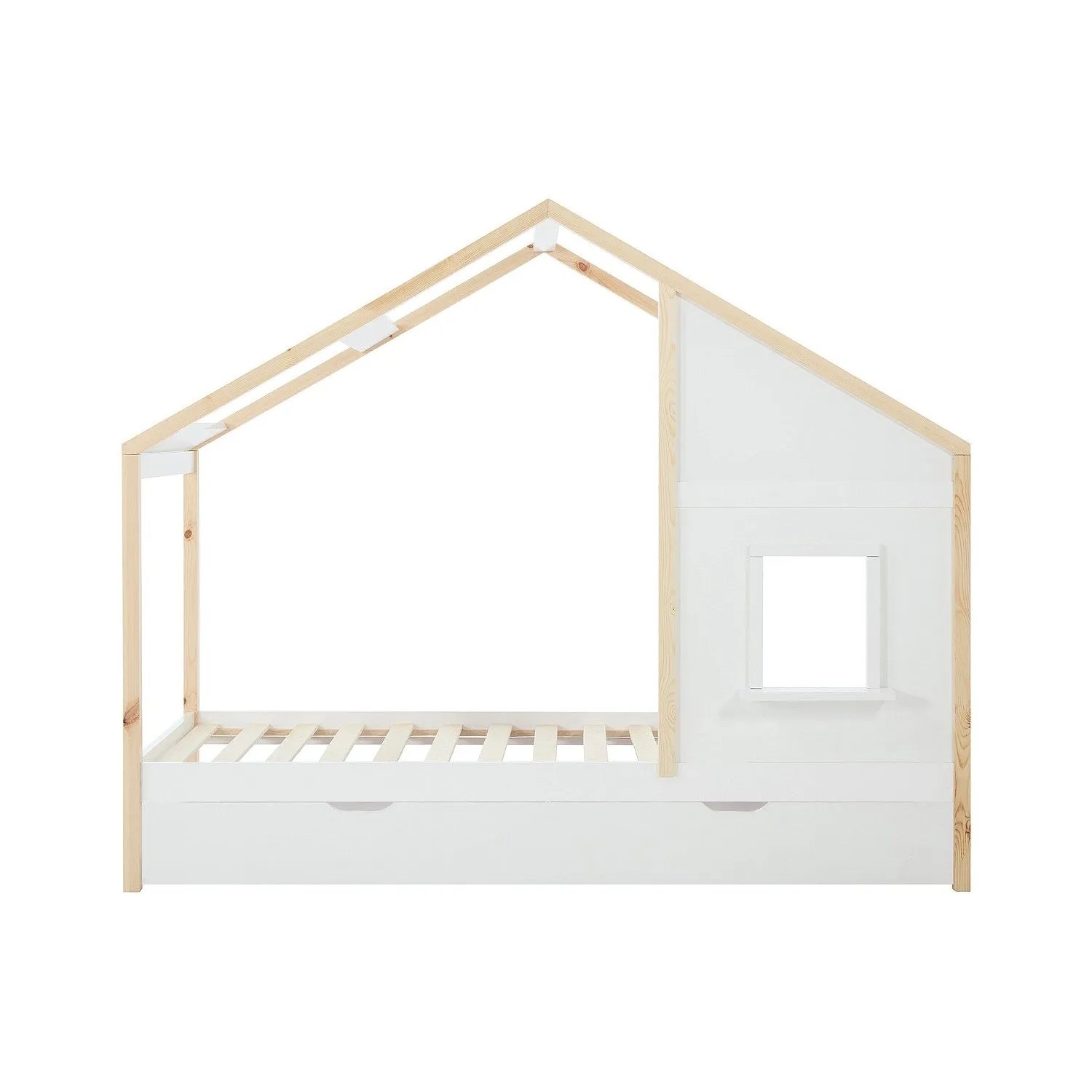 Vente-unique Hausbett Rinelya Weiß 196 cm