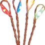 LED-Drahtlichterkette mit 240 Multicolor LEDs und transparentem Kabel für Innen und Außen.