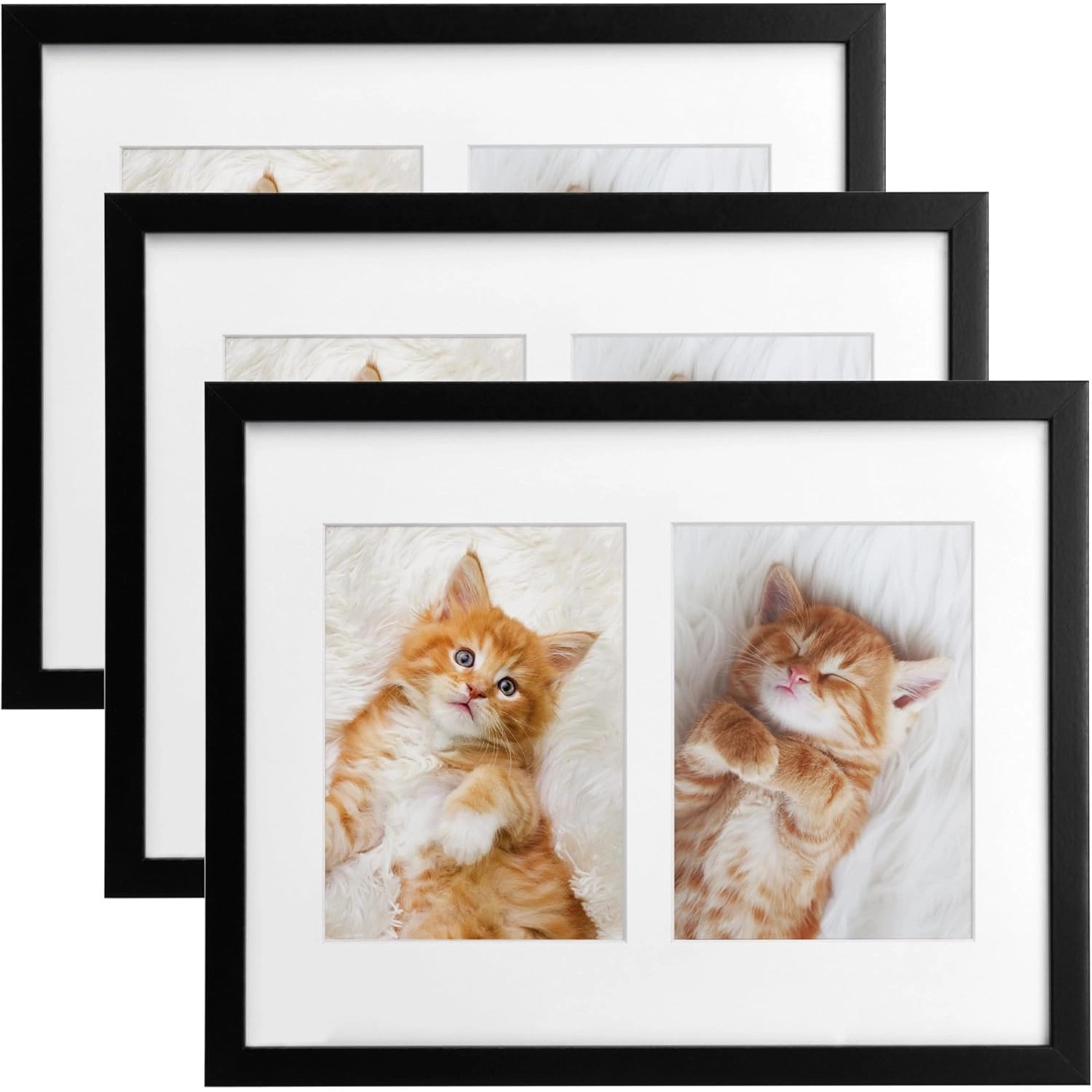 Bomoe Galeria Bilderrahmen 2 Bilder 13x18cm Schwarz 3tlg günstig online kaufen