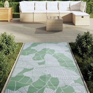 vidaXL Outdoor-Teppich ARAKIL Grün 120x180 cm PP 368582